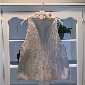 Madewell Sleeveless Mock Neck Sweater